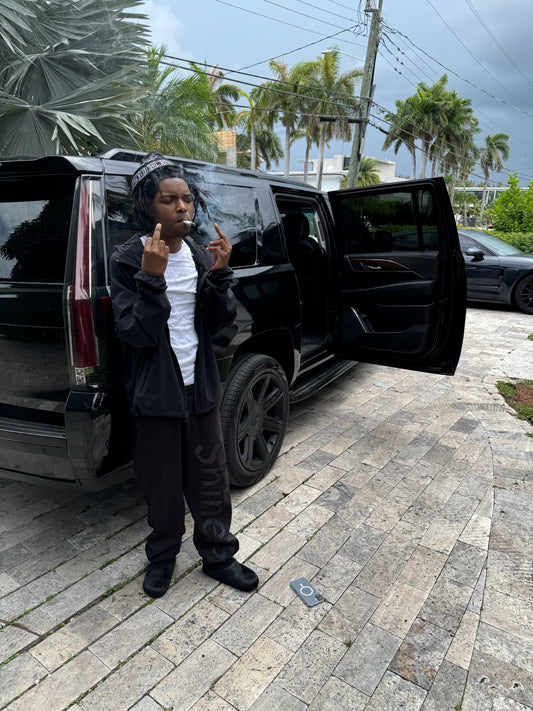 BlackonBlack Appliqué Sweatpants